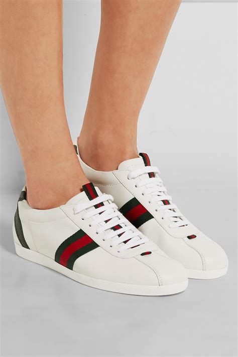 gucci shoes sneakers white|gucci all white sneakers.